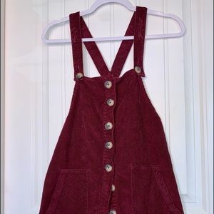 Burgundy vest